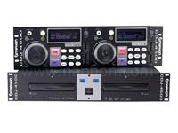 CD PLAYER DUAL 19" RACK MOUNT CDR/CDR-W/MP3/SD CARD [CDJ5500]