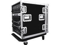 FLIGHT CASE 19" MIXER AMP 12U WITH CASTORS [MR12UW]