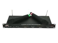 MICROPHONE wireless UHF PLL DUAL H/HELD 16 SELEC FREQ TRUE [JU3688]