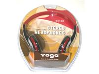 HEADPHONES LIGHTWEIGHT RED [CD22]