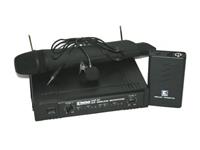 MICROPHONE WIRELESS UHF DUAL H/HELD+LAPEL [UHF07L]