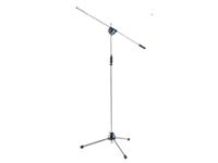 MICROPHONE STAND WITH PISTOL GRIP HOLDER AND ROUND BASE [MS7255PG]